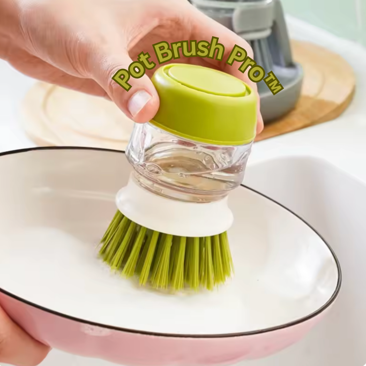Pot Brush Pro™ | サッと洗えて、ピカピカ!