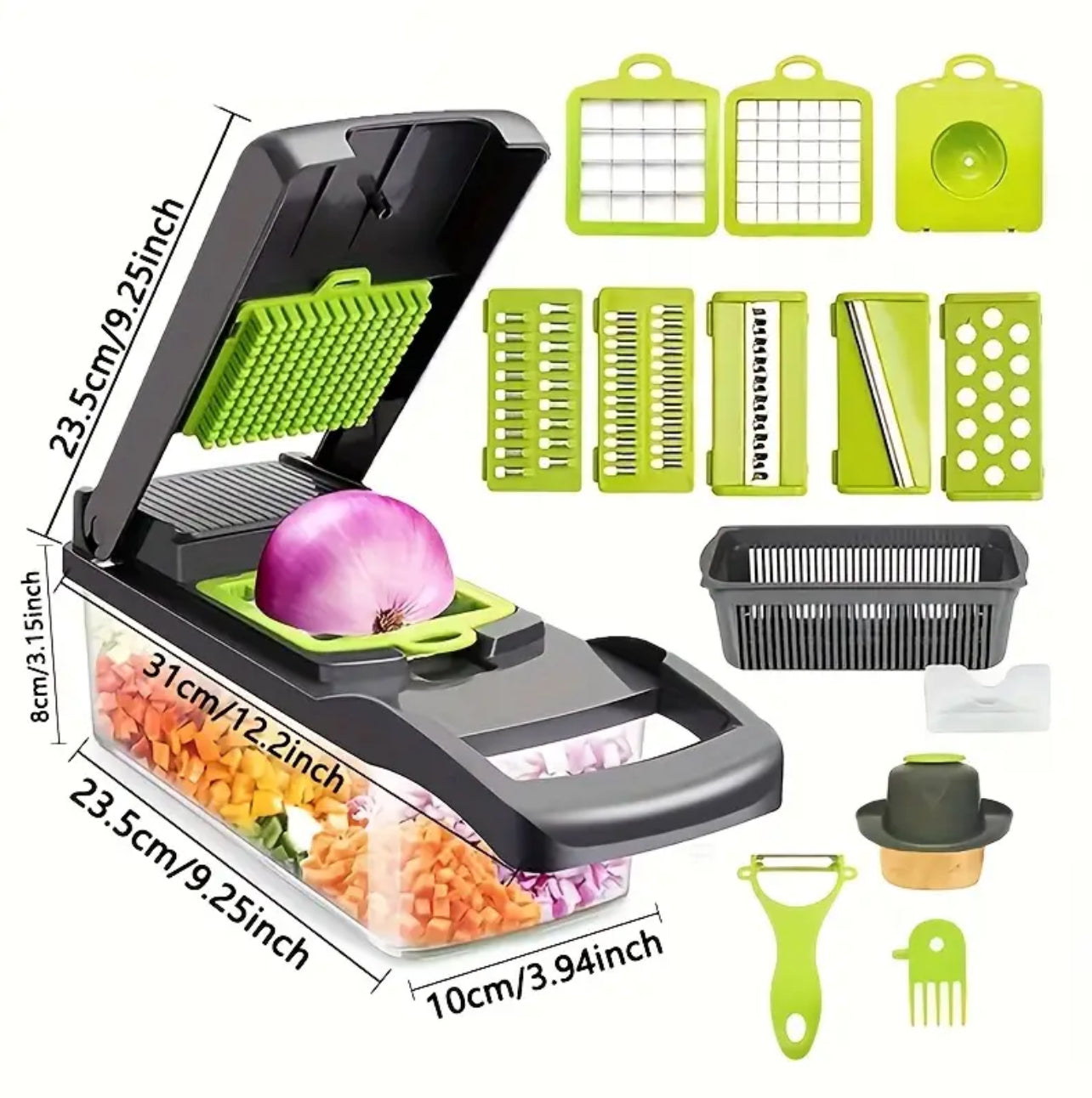 Kitchen Cutter Pro™|スライスも千切りも、これ一台!