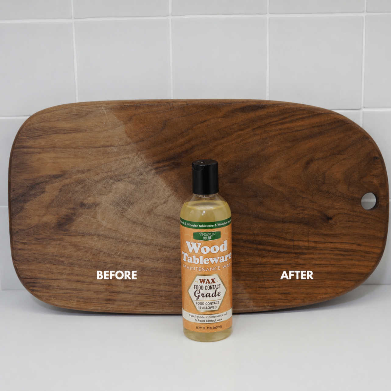 WoodCare™|木の温もりを、長く。やさしく守る木製食器用ワックスオイル 260ml
