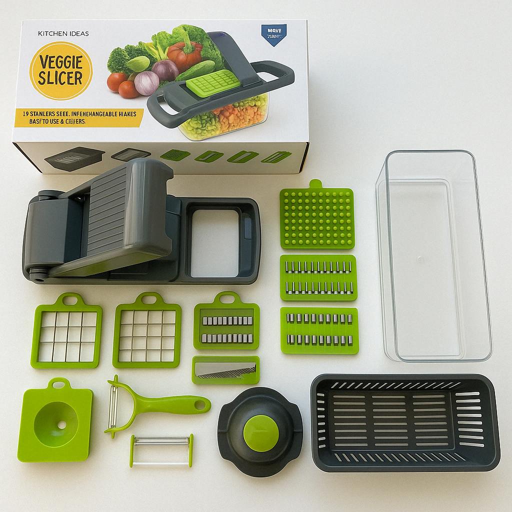 Kitchen Cutter Pro™|スライスも千切りも、これ一台!