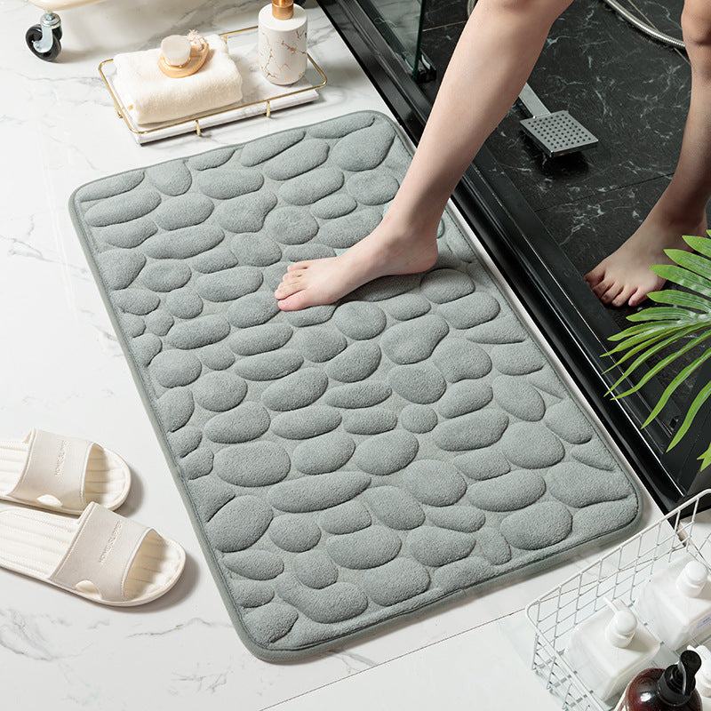 EcoStep™｜玄関もバスルームも快適に。立体コブ模様の吸水マット。