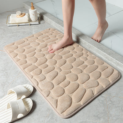 EcoStep™｜玄関もバスルームも快適に。立体コブ模様の吸水マット。