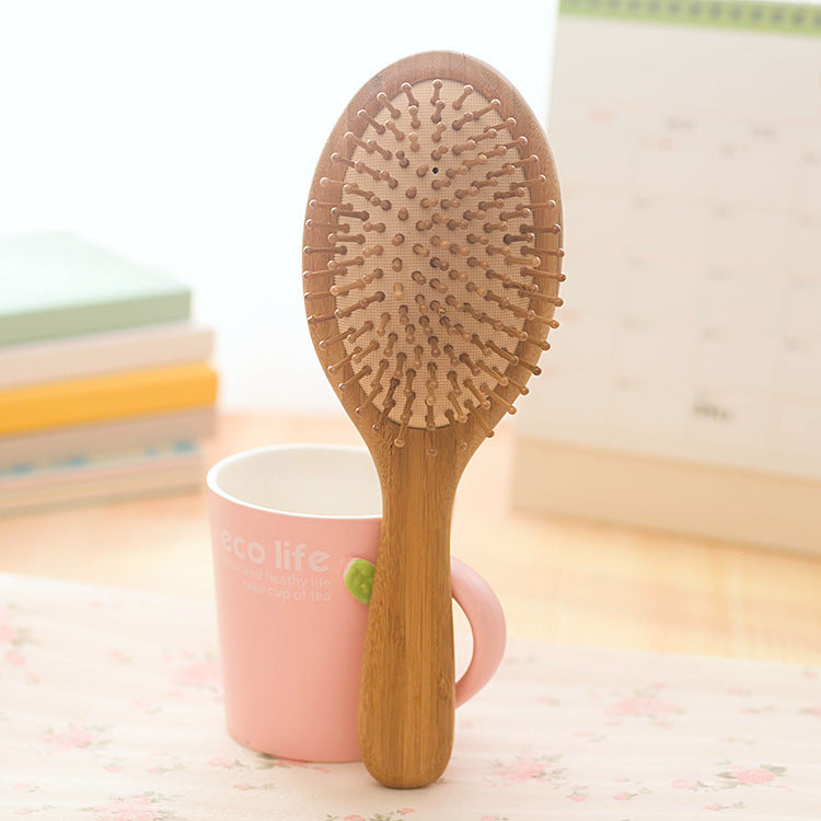 EcoShua™｜竹と炭化木の、頭皮と髪にやさしい健康コーム。