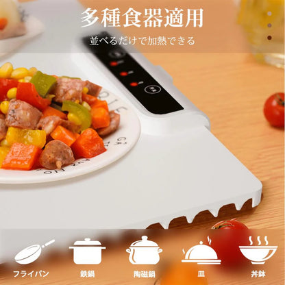 EcoPad™｜持ち運び便利！多機能ロール式フード保温プレート