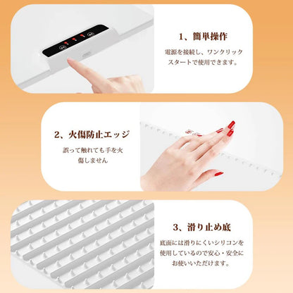 EcoPad™｜持ち運び便利！多機能ロール式フード保温プレート