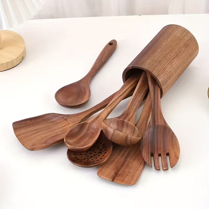 TeakStand™｜料理道具から文房具までOK！使い勝手抜群の木製スタンド