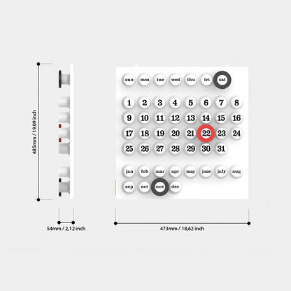 ForeverDate™｜ずっと使えるリング式カレンダー