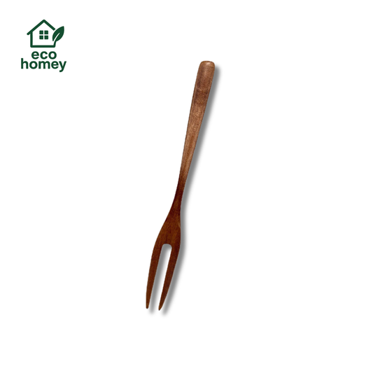 EcoFork™｜木のぬくもりで味わう。天然木の二又フルーツ＆デザートフォーク