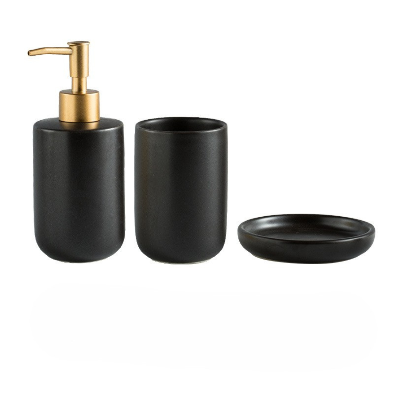 LuxeSet™｜上品で洗練された、陶器のバスルーム3点セット。