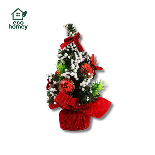 MiniHoliday Tree™｜小さな20cmツリーが届ける、ほっこり冬のデスクトップオーナメ