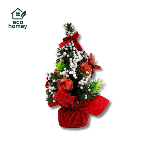 MiniHoliday Tree™｜小さな20cmツリーが届ける、ほっこり冬のデスクトップオーナメ