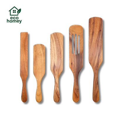 《5種から選べる単品販売》AcaciaMate™｜ナチュラル素材で安心！アカシア木製キッチンツール