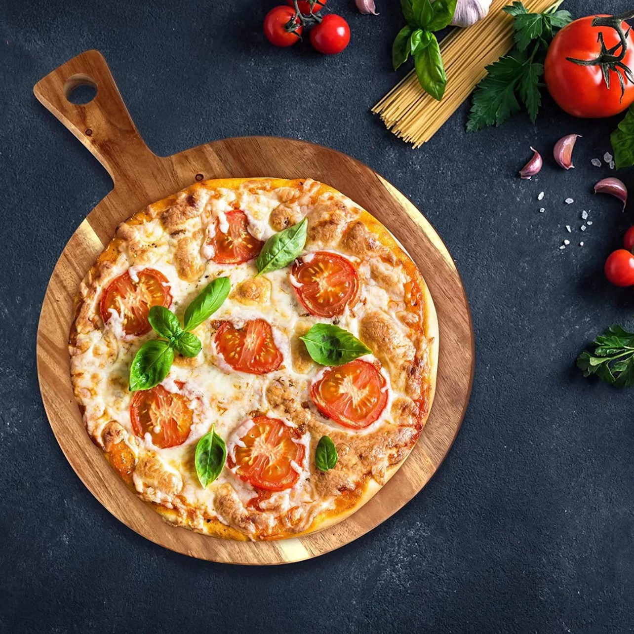 EcoBoard™｜天然アカシアの美しさ、食卓もキッチンもこれ一枚。
