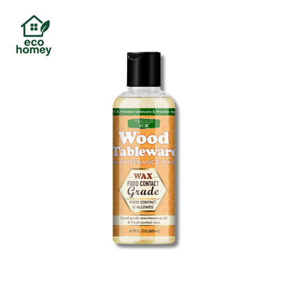 WoodCare™｜木の温もりを、長く。やさしく守る木製食器用ワックスオイル 260ml