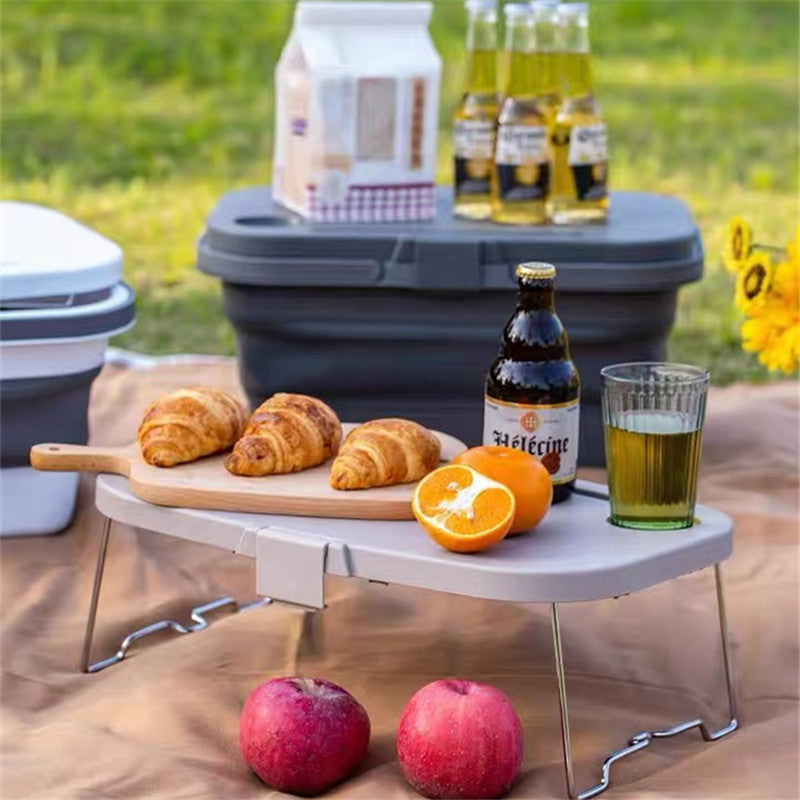 PicnicBasket™｜広げるとテーブルに。持ち運べる多機能ピクニックバスケット