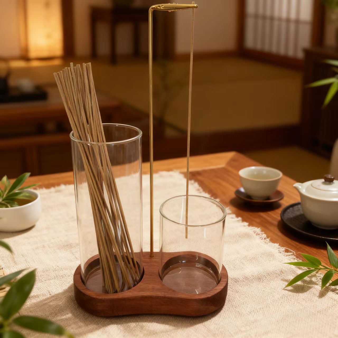 WoodKō™｜木のぬくもりで整う。収納付きインセンスホルダー