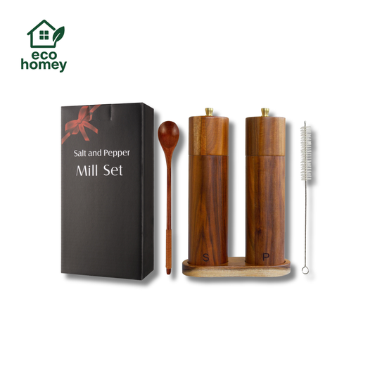 2個 SpiceMori™｜暮らしに香りを添える、木のあたたかなミル。