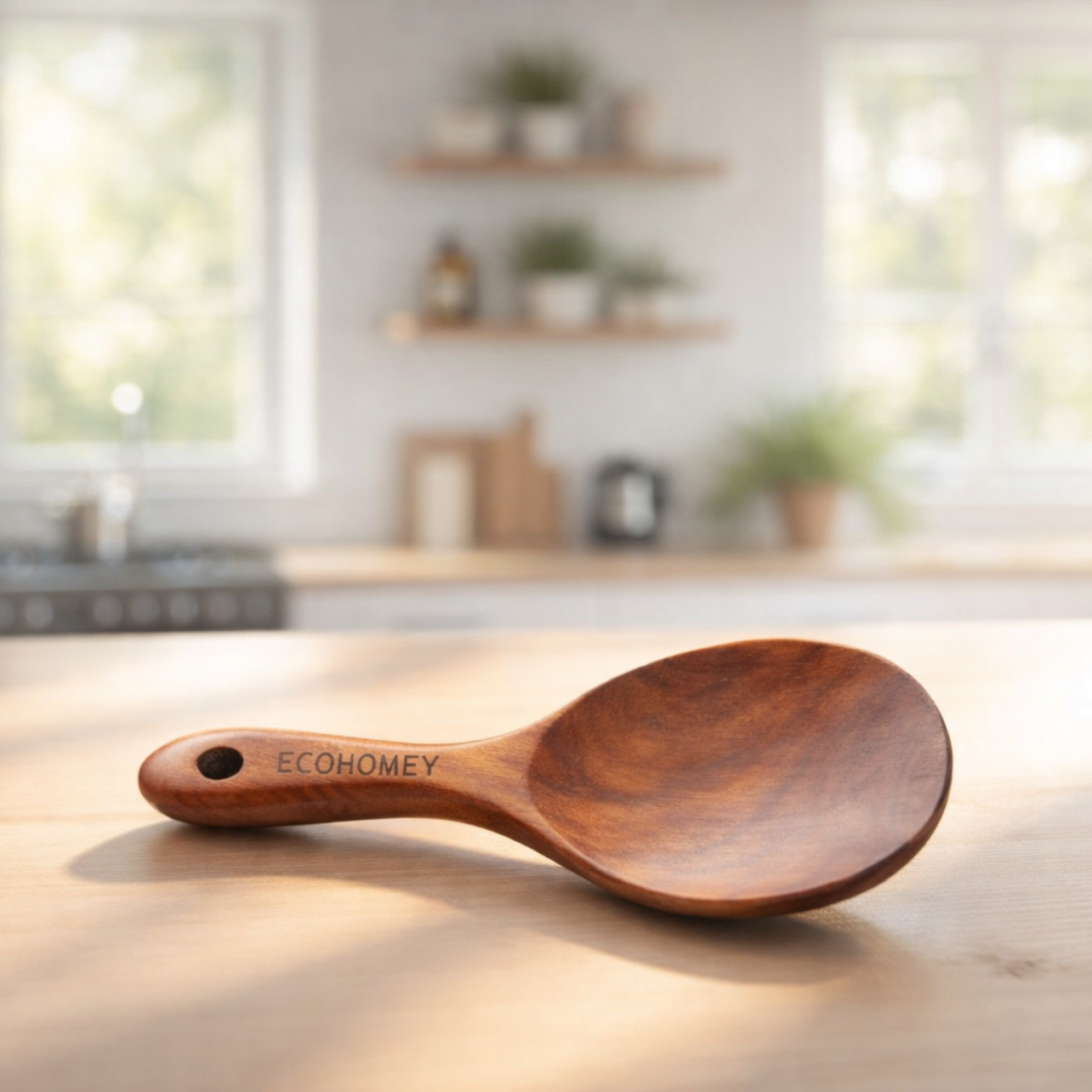 ShamojiMate™｜天然木でほっこり。ごはんがくっつきにくい木製しゃもじ
