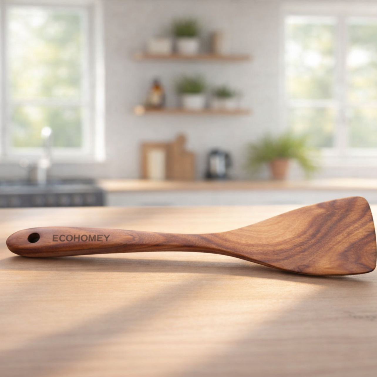 TurnerMate™｜炒め物に最適！すくいやすい木製フラットターナー