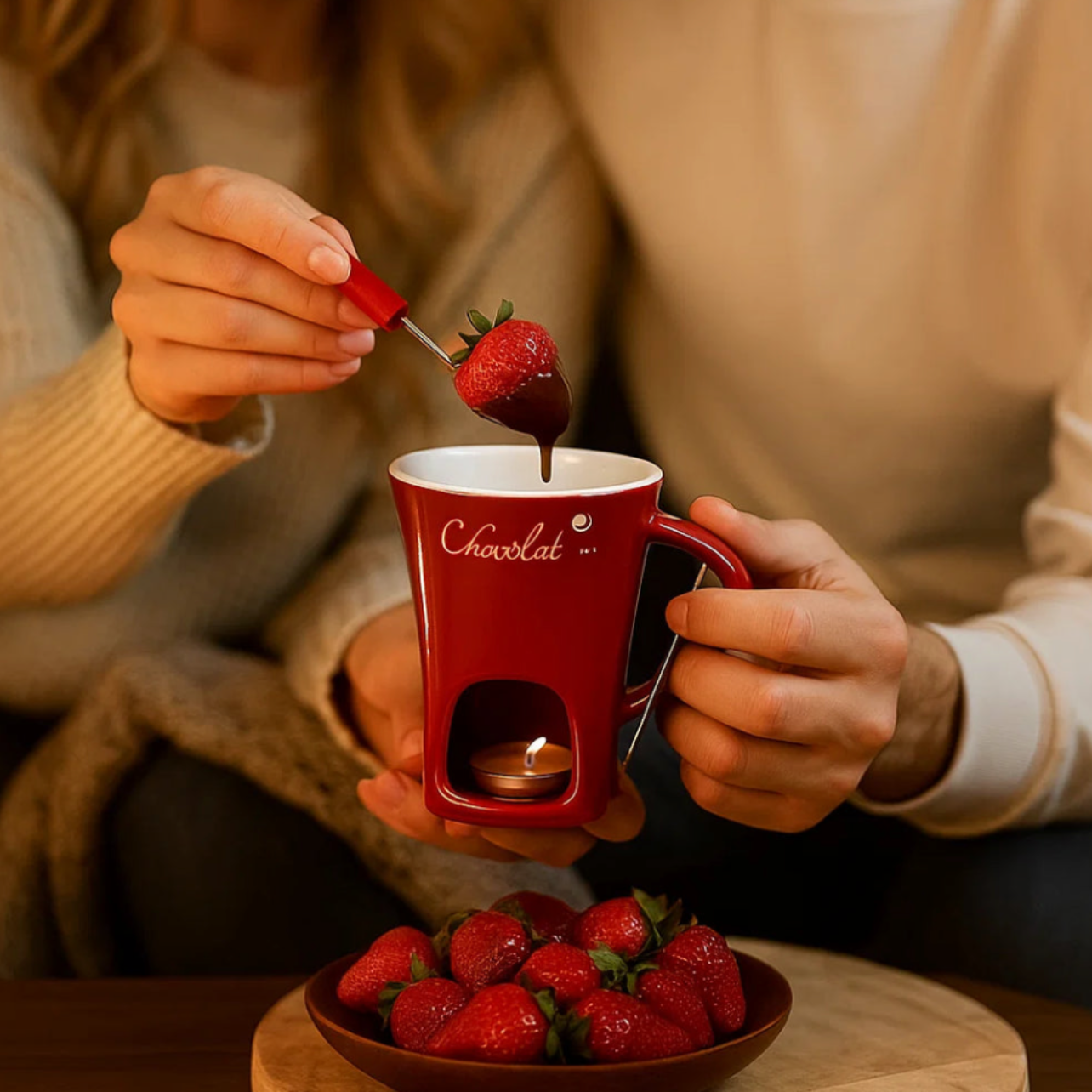 Hocco™｜ほっとする時間に。キャンドル式フォンデュカップ