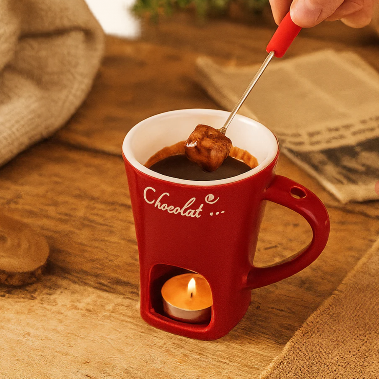 Hocco™｜ほっとする時間に。キャンドル式フォンデュカップ
