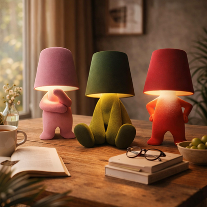 ThinkLamp™｜Gentle illumination for nighttime. Touch-control LED figure lamp