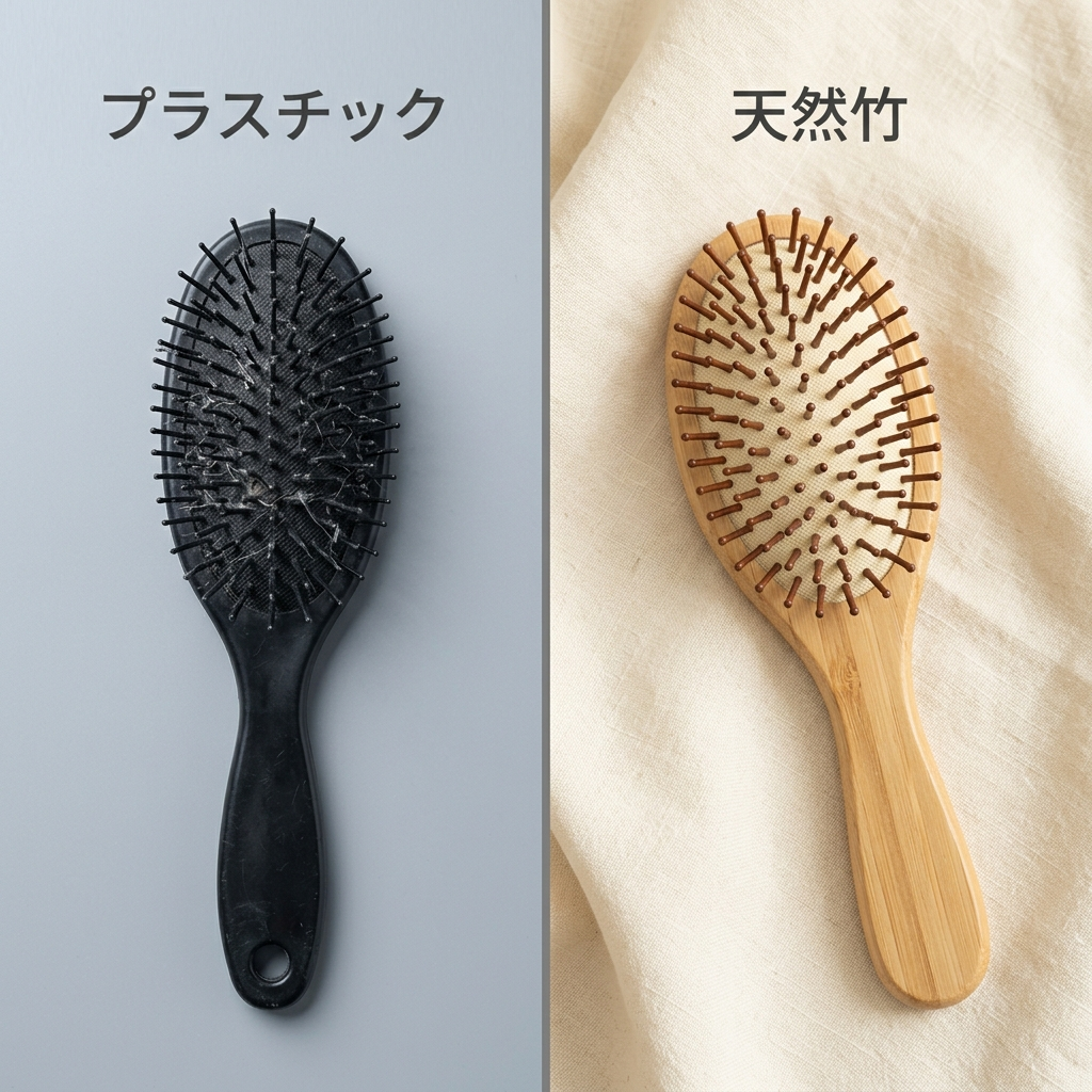 EcoShua™｜竹と炭化木の、頭皮と髪にやさしい健康コーム。