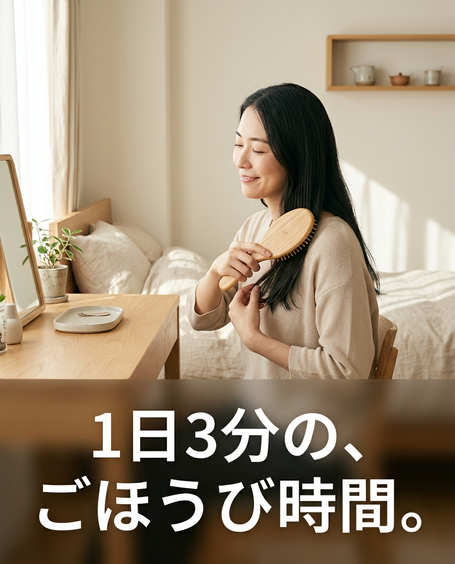 EcoShua™｜竹と炭化木の、頭皮と髪にやさしい健康コーム。