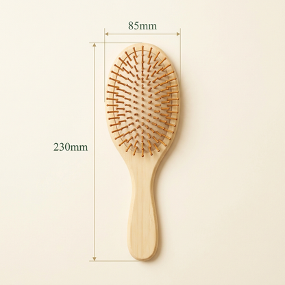 EcoShua™｜竹と炭化木の、頭皮と髪にやさしい健康コーム。